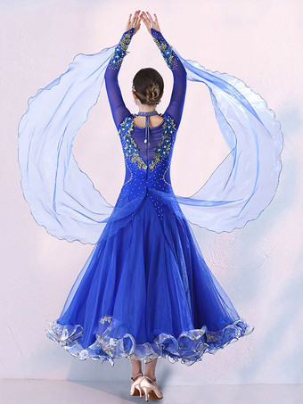 社交ダンス衣装 ピンク レディース ライクラスパンデックス ドレス ダンスウェア