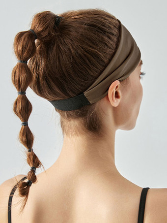 チョコレート女性用スポーツヘッドバンドアクティブアクセサリー