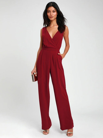 レッド ブラック V ネック ノースリーブ ジッパー バックレス レース ワイド サマー ワンピース 衣装