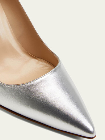 レディース ハイヒール ゴールド アーモンド トゥ スティレット ヒール ドレス パンプス