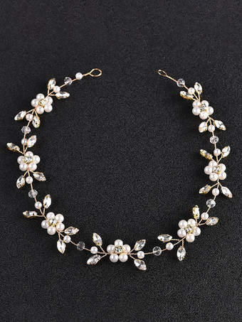 ヘッドピース ウェディング メタル ブライダル ヘアアクセサリー