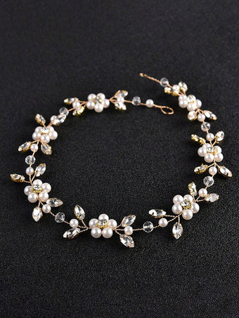 ヘッドピース ウェディング メタル ブライダル ヘアアクセサリー