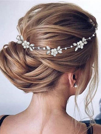 ヘッドピース ウェディング メタル ブライダル ヘアアクセサリー