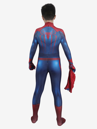スパイダーマンコスチュームゲームコスプレアメイジングスパイダーマンキッズコスプレスーツ