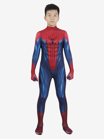 スパイダーマンコスチュームゲームコスプレアメイジングスパイダーマンキッズコスプレスーツ