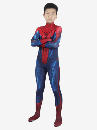 スパイダーマンコスチュームゲームコスプレアメイジングスパイダーマンキッズコスプレスーツ