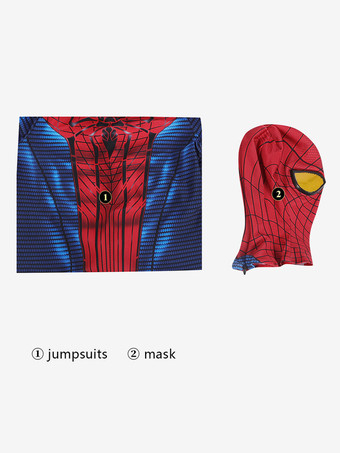 スパイダーマンコスチュームゲームコスプレアメイジングスパイダーマンキッズコスプレスーツ