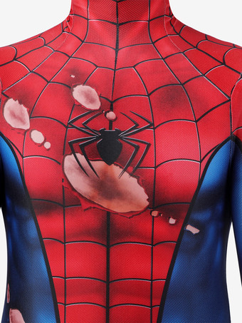 スパイダーマン クラシックスーツ ダメージバージョン 子供用コスプレスーツ