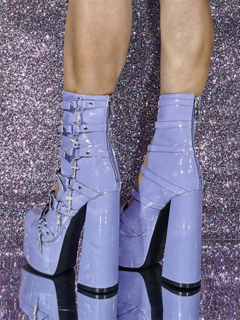 女性のセクシーなハイヒールの花のパテント PU アッパー パンプス