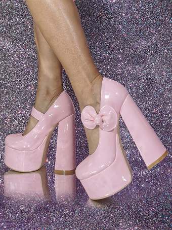 女性のセクシーなハイヒール パテント PU アッパー パンプス