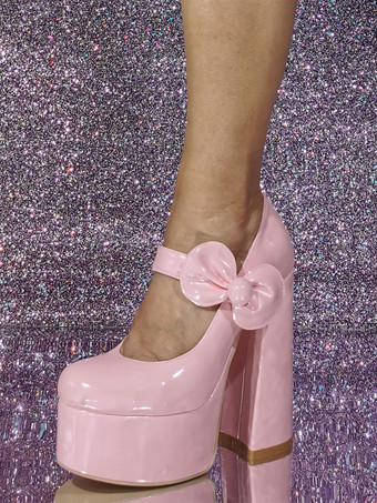 女性のセクシーなハイヒール パテント PU アッパー パンプス