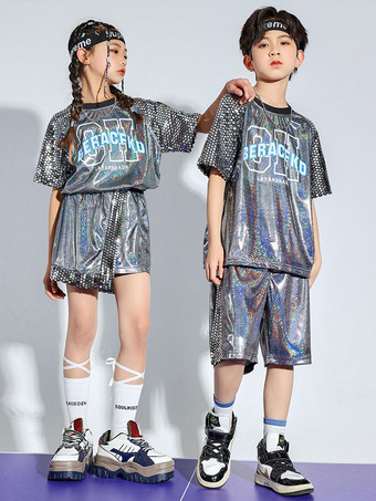 ジャズダンス衣装メンズポリエステルトップパンツダンスウェア