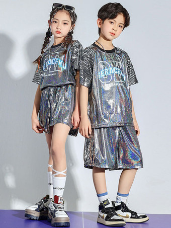 ジャズダンス衣装メンズポリエステルトップパンツダンスウェア