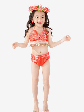 ハロウィンコスチューム子供用ピンクハロウィンポリエステル繊維ポリエステルセット子供のスカートパンツ