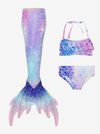 ZartlilaKinder-Halloween-Kostüme  lila Halloween-Set  Polyesterfaser-Polyester-Hosenrock für Kinder