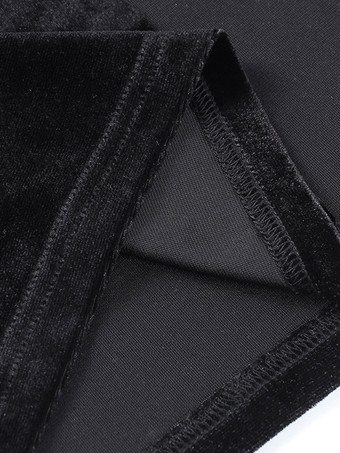   ゴシックドレス 長袖レース ロリータドレス チャイナドレス ブラック