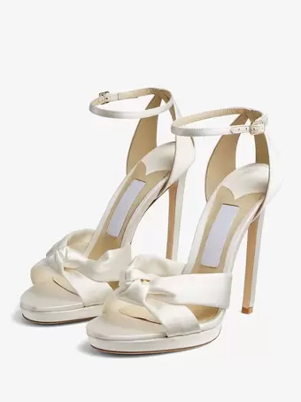 Zapatos de novia para mujer, zapatos de boda de tacón alto puntiagudo,  sandalias de perlas de encaje, tacón de aguja grande, zapatos de vestir con