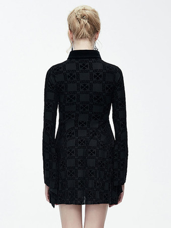 ゴスロリ ドレス リボン ブラック ブラック