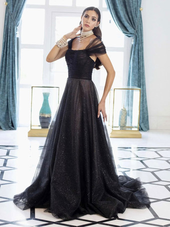 ゴシックウェディングドレス A ライン半袖チュール床長さのブライダルドレス無料カスタマイズ