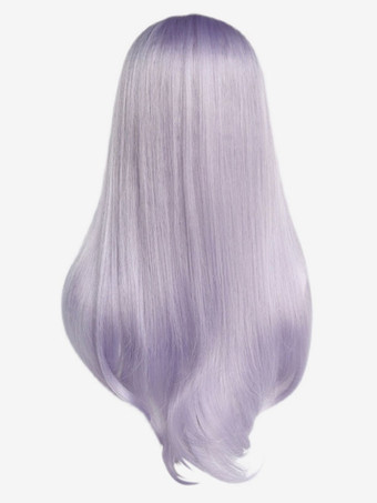 スイートロリータ ウィッグ ラベンダー ロング 耐熱ファイバー ロリータアクセサリー
