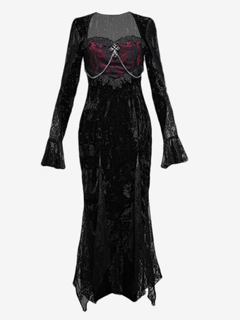   Robes Lolita Gothiques Dentelle Noir Steam Punk