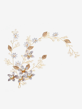 ウェディング ヘッドピース メタル ブライダル ヘア アクセサリー