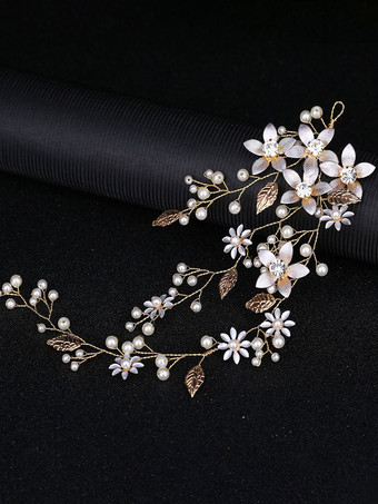ウェディング ヘッドピース メタル ブライダル ヘア アクセサリー