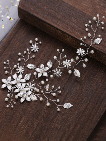 ウェディング ヘッドピース メタル ブライダル ヘア アクセサリー