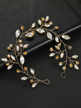 dorado Tocados de boda Accesorios para el cabello de novia de metal