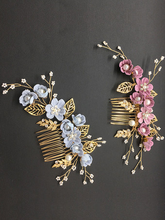 かぶとウェディングメタルブライダルヘアアクセサリー