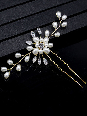 ゴールド 花嫁のためのヘッドピースウェディングメタルヘアアクセサリー