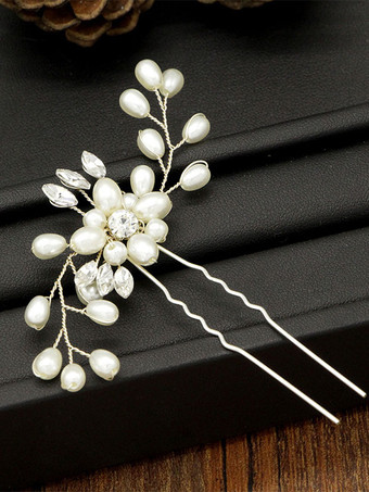 シルバー 花嫁のためのヘッドピースウェディングメタルヘアアクセサリー