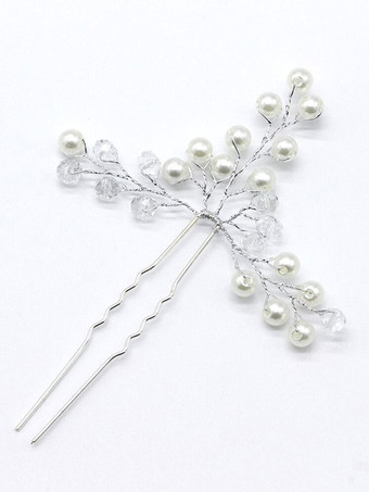 シルバー 花嫁のための結婚式のかぶと金属のヘアアクセサリー