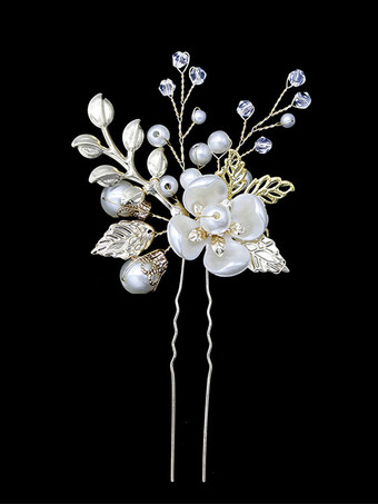 ゴールド 花嫁のためのウェディング ヘッドピース メタル ヘア アクセサリー