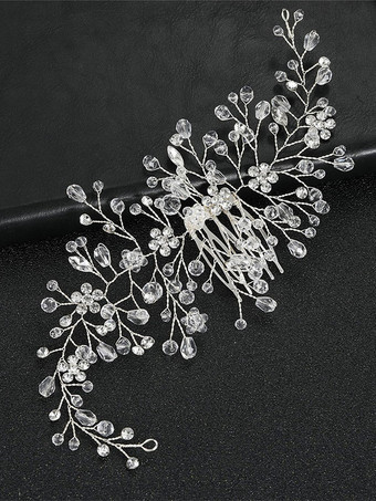 ヘッドピース ウェディング メタル ブライダル ヘアアクセサリー