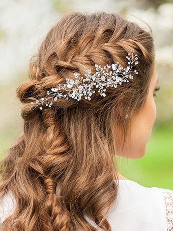 ヘッドピース ウェディング メタル ブライダル ヘアアクセサリー