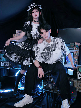 ハロウィン ゴスロリ ドレス リボン ブラック ブラック