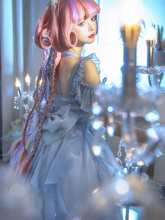 ロリータドレス ポリエステル 半袖 ロリィタ