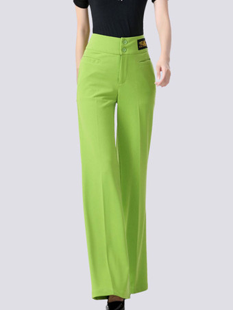 グラスグリーン社交ダンス衣装コーヒーブラウン女性のポリエステルパンツダンスドレス