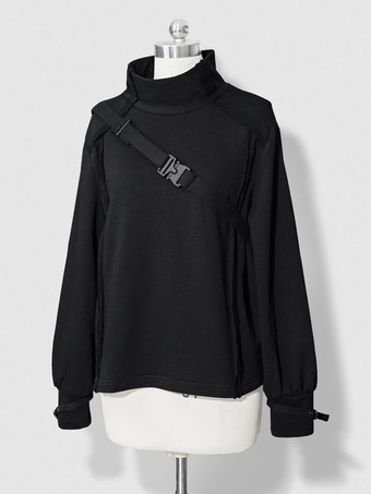 スチームパンク ロリータ コート ブラック ポリエステル トップ トップ 秋 ロリータ アウター