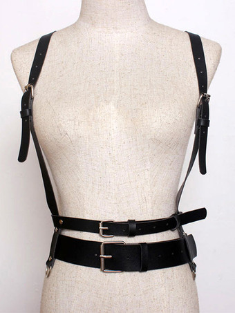 スチームパンク ロリータ アクセサリー ブラック メタル ディテール PU レザー その他