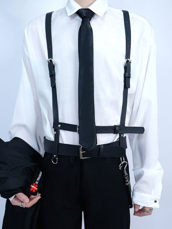 スチームパンク ロリータ アクセサリー ブラック メタル ディテール PU レザー その他