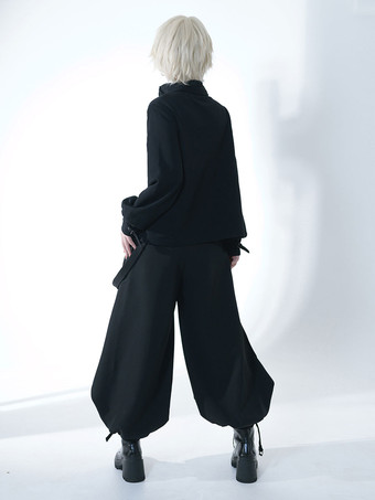 スチームパンク ロリータ パンツ ブラック ハーレム ロリータ ズボン