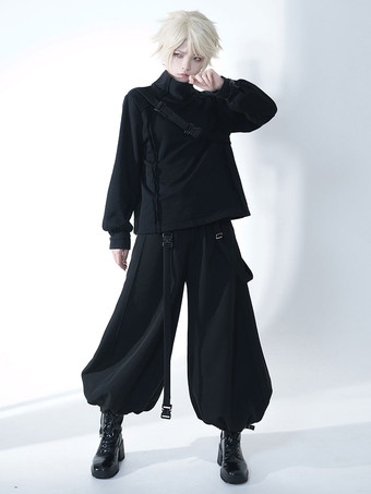 スチームパンク ロリータ パンツ ブラック ハーレム ロリータ ズボン