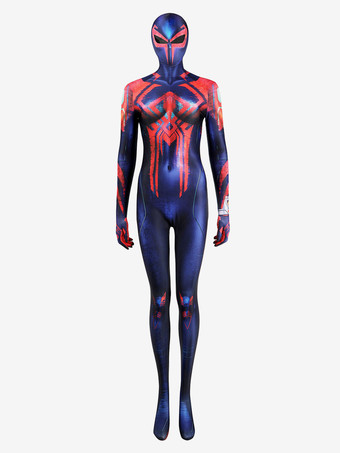 ブルー スパイダーマン2099 女性版コスプレスーツ