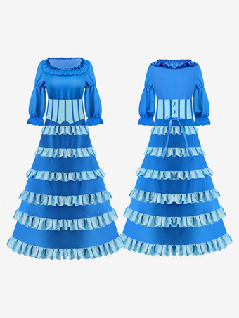 ブルー ディズニー漫画リトル・マーメイド映画コスプレ衣装