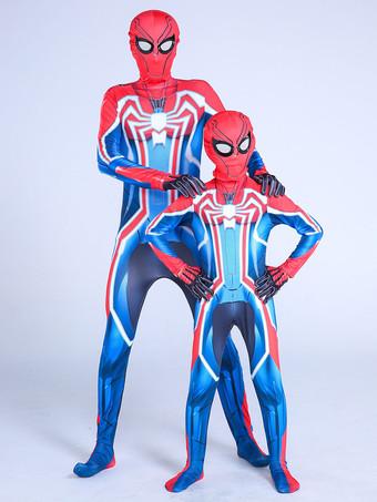 Costumi Spiderman da donna Costumi in fibra di poliestere per adulti Tuta  con motivo a ragnatela in poliestere 