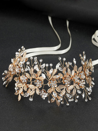 かぶとウェディングメタルブライダルヘアアクセサリー