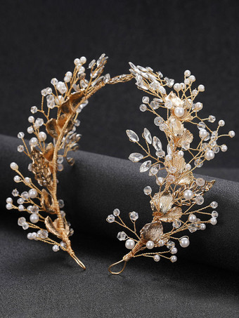 花嫁のためのヘッドピースウェディングメタルヘアアクセサリー