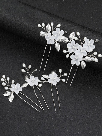 シルバー 花嫁のための結婚式のかぶと金属のヘアアクセサリー